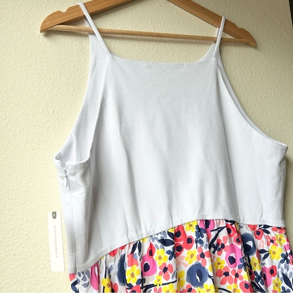 NWT Anthropologie HUTCH White Pink Bethanie Floral High Low Dress Sz XL - Picture 8 of 16